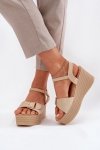Sandały Model Liniella LOLO22 Khaki - Step in style