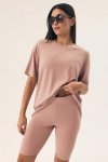 Piżama Damska Model Nueva 42682-08X Dirty Pink Beige - Henderson