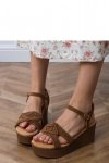 Sandały Model Zambera LOLO21 Brown - PRIMO