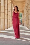 Sukienka Model Salma BOR SUK0462 Bordo - Roco Fashion