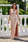 Sukienka Model Salma BEZ SUK0462 Beige - Roco Fashion