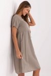Sukienka Model MO-SK-1005.67 Dark Beige - Italy Moda