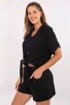 Koszula Damska Model MO-KS-F071.00 Black - Italy Moda