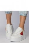 Buty Sportowe Model Lerisol 8919 White/Red - PRIMO