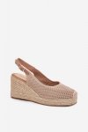 Sandały Model Tulliata 5988 Dark Beige - Step in style