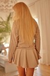 Spodnie Spódnicospodnie Model Nai Beige - Mirale