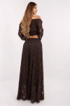 Spodnie Damskie Model MI-SP-88501.81 Dark Brown - Italy Moda