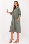 Sukienka Model TW-SK-BI-24135.81 Khaki - Och Bella