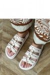 Sandał Klapki Model Elenois ST-3 Beige - PRIMO