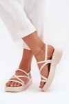 Sandały Model Civara LL-368 Light Beige - Step in style
