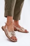 Sandały Model S.Barski KV51-003 Pink Gold - Step in style