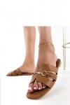 Sandał Klapki Model Elamisa 221-5 Brown - PRIMO