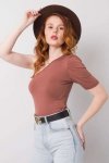 Bluzka Model 95-BZ-190101.22P Brown - Rue Paris
