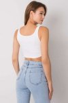 Koszulka Top Model RV-TP-6629.70 White - Rue Paris