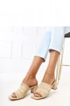 Sandał Klapki Model Gamboa E5518 Beige - PRIMO