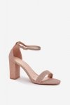 Sandały Model Kavina 1-215 Pink/Gold - Step in style
