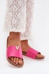 Sandał Klapki Model Vessira AM247 Fuksja - Step in style