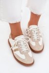 Buty Sportowe Model Ismina GD-XF-146 White/Gold - Step in style