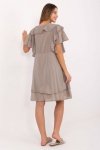 Sukienka Model MI-SK-102128.61 Dark Beige - Italy Moda
