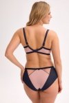Biustonosz Soft Biustonosz Semi-Soft Model Aina 1273 Black/Pink - Gaia