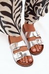 Sandał Klapki Model Vesina WD302 Silver - Step in style