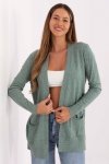 Sweter Kardigan Model PM-SW-8481.01 Mint - Factory Price