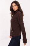 Bluza Damska Model RV-BL-A874.01P Dark Brown - Rue Paris