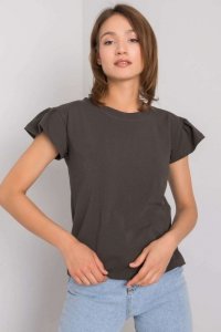 Bluzka Model RV-BZ-6724.69 Dark Khaki - Rue Paris