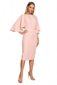 Sukienka Model MOE700 Powder Pink - Moe Hurtownia odzieży on-line, moda damska, bielizna i obuwie dla kobiet - Matterhorn.pl