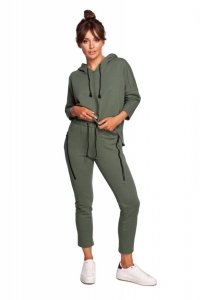 Spodnie Dresowe Model B240 Khaki - BeWear