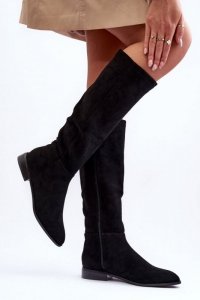 Kozaki Model Eelin MV318 Black Zamsz - Step in style 