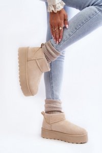 Śniegowce Model Corcoran 2818/BY1201 Light Beige - Step in style