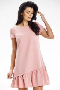 Sukienka Model A644 Powder Pink - awama