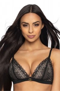 Biustonosz Soft Model Marion M-3539/0 Black/Beige - Mat