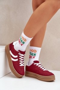 Buty Sportowe Model Doriwa L-520 Bordo - Step in style