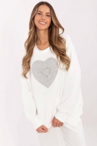 Bluza Damska Model MI-BL-271594.85 Ecru - Italy Moda