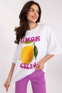 T-shirt Damski Model MI-TS-M736-1.36 White - Italy Moda