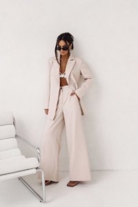 Spodnie Komplet Model Emma 219256776 Beige - LaBalancia