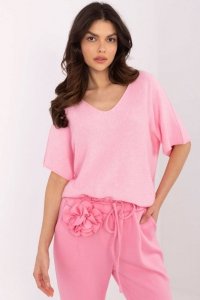 Sweter Damski Model MO-SW-0702.36 Light Pink - Italy Moda