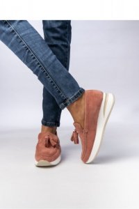 Damskie Mokasyny ? Różowe LIVIA PINK - Inello