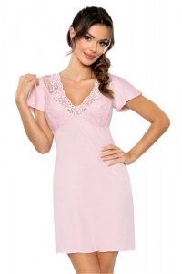Koszulka nocna Koszula Nocna Model Luiza Powder Pink - Donna