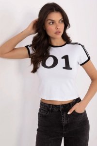 Tshirt Damski Model NM-TS-NG25218.83 White/Black - NM