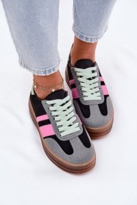 Buty Sportowe Model Ovivene BL607P Black - Step in style