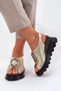 Sandały Model Artiker 56C0109 Gold - Step in style