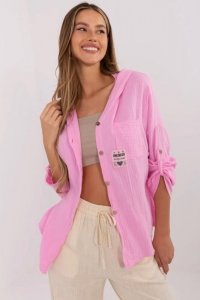 Koszula Damska Model DHJ-KS-25157.87 Pink - Italy Moda
