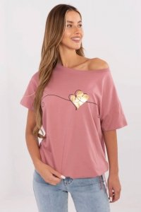 Tshirt Damski Model CLM-TS-1017.03 Dark Pink - Factory Price