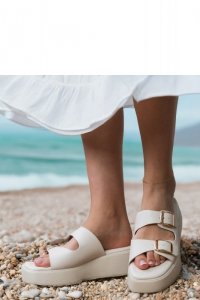 Sandał Klapki Model Wollis YQ77-15 White - PRIMO