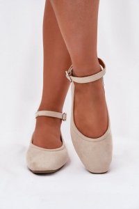Baleriny Model Deomira 9988-80 Beige - Step in style