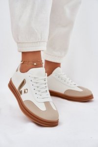Buty Sportowe Model Micca A005 White/Gold - Step in style