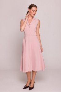 Sukienka Model S409 Powder Pink - Stylove